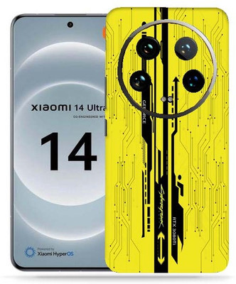 WeCre8 Skin's Xiaomi 14 Ultra 5G Mobile Skin(Yellow CyberPunk)