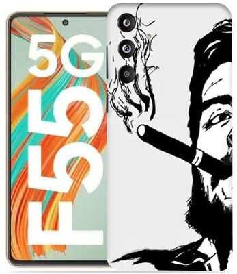 OggyBaba Samsung Galaxy F55 5g Mobile Skin(Black,White)