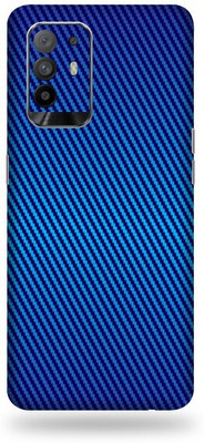 TJ CREATION Oppo F19 Pro + 5G Mobile Skin(Ultra Super Blue Carbon Fiber Skin With High Matte Finish., Mobile Skin (Back+Side+Camera))