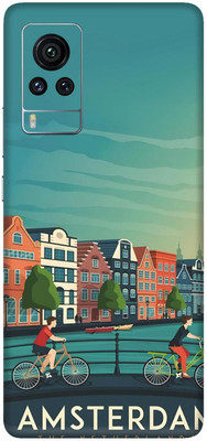 wrap craft VIVO X60 PRO Premium Vinyl Mobile Skin(Multicolor)