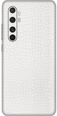 Vcare GadGets Mi Note 10 Lite Mobile Skin(White Textured Leather)