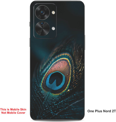 VYBE The Smart Choice One Plus Nord 2T Peacock Embossed Mobile Skin(Nile Blue 35)