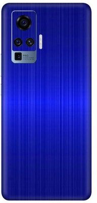 Vcare GadGets Vivo X50 Pro Mobile Skin(Dark Blue Brushed)