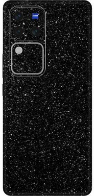 Vcare GadGets Glitter Black V30 Pro 5G Mobile Skin(Glitter Black)