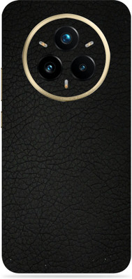 WeCre8 Skin's realme 14 Pro + 5G Premium Vinyl Mobile Skin (Multicolor) Mobile Skin(Black Leather)