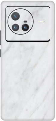 Vcare GadGets X80 5G Marble White 1 Back Side Premium Mobile Skin(Marble White 1)