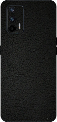 TJ CREATION Realme X7 MAX 5G Mobile Skin(Ultra Super Black Leather With High Matte Finish.)