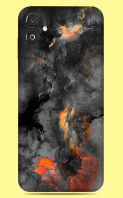 SkinoMania Samsung Galaxy F14 5G Mobile Skin(Multicolor Black-clouds)