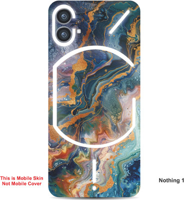 VYBE The Smart Choice Nothing 1 Art Embossed Mobile Skin(Cadet Grey 1)