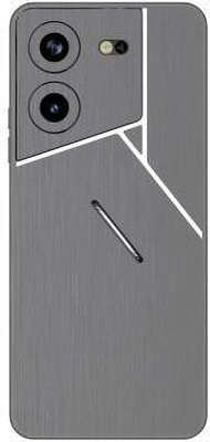 Vcare GadGets Pova 5 Pro (5G) Mobile Skin(Silver)