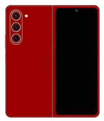 Vcare GadGets Samsung Galaxy Z Fold 5 5G Mobile Skin(Red)