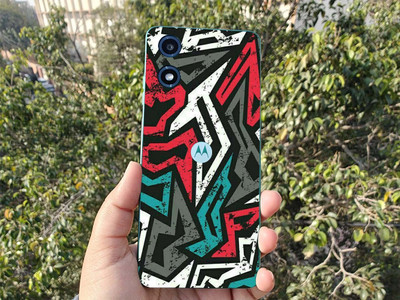 BUGGU Motorola Moto G04 Mobile Skin(Ulltra Super Mad Angles Skin With High Matte Finish., Mobile Skin (Back+Side+Camera))