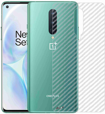 Sharp beak [Pack of 2] Back Transparent Screen Guard Sticker For ONEPLUS 8 Mobile Skin(White)
