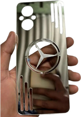 Mokteck OPPO F21 PRO 5G SILVER Mirror Finish Back Panel Mobile Skin(Silver)