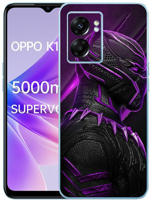FCS OPPO K10 5G Printed Back skin Mobile Skin(Penter Purple Skin)