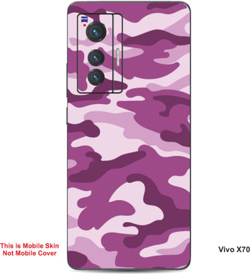 VYBE The Smart Choice Vivo X70 Camouflage Embossed Mobile Skin(Lavender Pinocchio 12)
