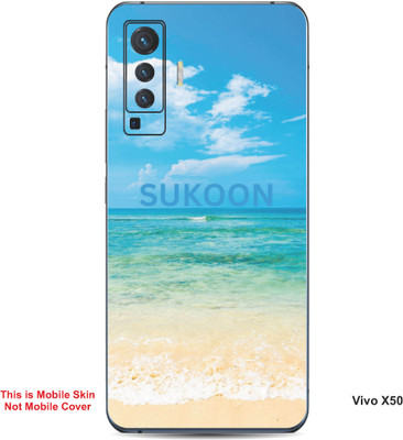 VYBE The Smart Choice Vivo X50 Naturel Mobile Skin(Denim Blue 8)