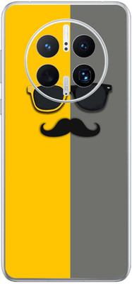FCS Huawei Mate 50 Pro Printed Back skin Mobile Skin(Moustache)