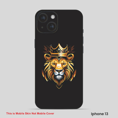 VYBE The Smart Choice iPhone 13 Lion Embossed Mobile Skin(Desert Storm 3)
