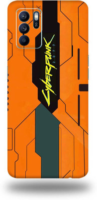 Mclaxa Oppo Reno 6Z Mobile Skin(Orange Cyberpunk)