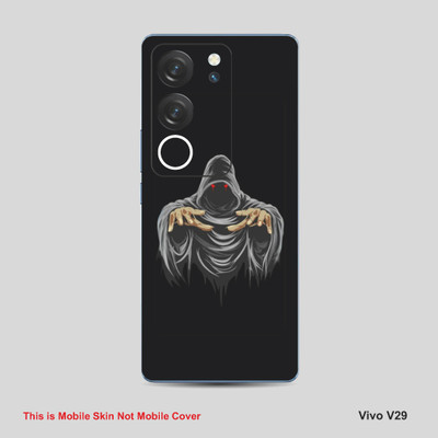 VYBE The Smart Choice Vivo V29 Horror Mobile Skin Mobile Skin(Black, Grey A2)