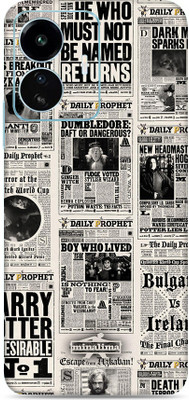 SkinoMania Vivo Iqoo Z6 Lite 5G Mobile Skin(B&W Harry Potter Paper)