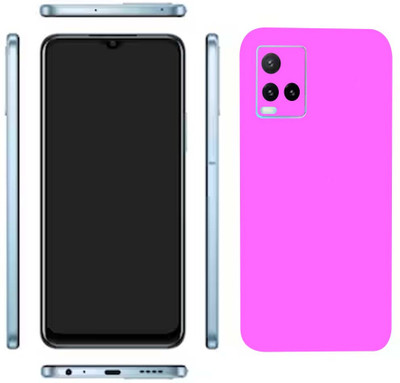 Pochanki Vivo Y33t Mobile Skin(Baby Pink Matte Skin With Glossy Matte Finish.)