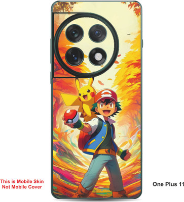 VYBE The Smart Choice One Plus 11 Pokemon Embossed Mobile Skin(Oasis 26)