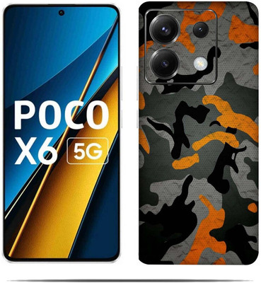LAMHA Poco X6 5G.. Mobile Skin(Ultra Super Multicolor Skin With HiighQuality Matte Finish.)