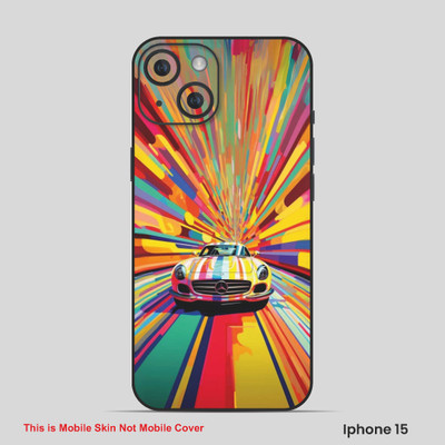 VYBE The Smart Choice iPhone 15 ART Mobile Skin(Multi color SKI I4)