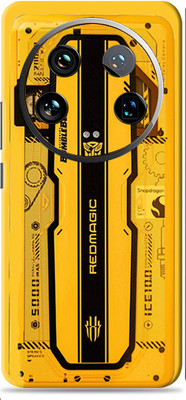 SkinoMania Xiaomi 14 Ultra Premium Vinyl Mobile Skin (Multicolor) Mobile Skin(yellow-red-magic)