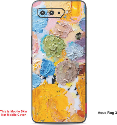 VYBE The Smart Choice Asus Rog 3 Abstract Embossed Mobile Skin(Asparagus 1)