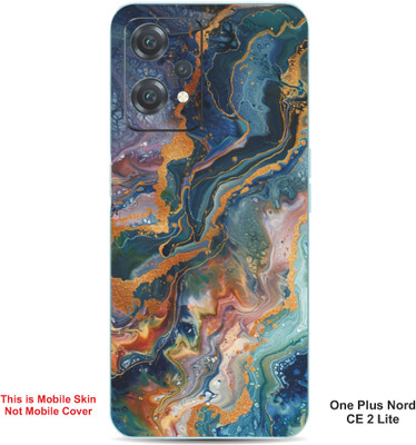 VYBE The Smart Choice One Plus Nord CE 2 Lite Art Embossed Mobile Skin(Cadet Grey A18)