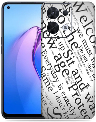 SkinoMania Oppo Reno 8 5G Mobile Skin(B&W Sit Age)