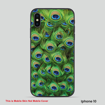 VYBE The Smart Choice iPhone 10 Naturel Mobile Skin(Android Green 4)