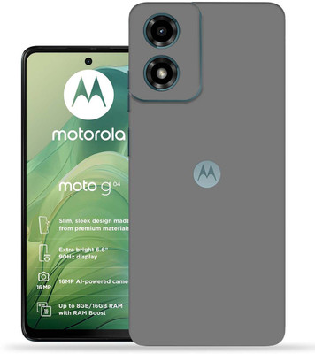 OggyBaba Moto G04 Mobile Skin(Grey Matte)
