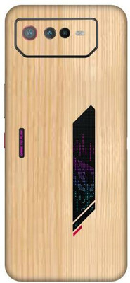 Vcare GadGets ROG Phone 6 5G Mobile Skin(Wooden)
