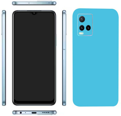 Pochanki Vivo Y33t Mobile Skin(Baby Blue Matte Skin With Glossy Matte Finish.)