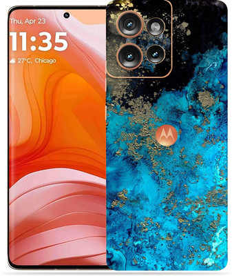 OggyBaba Moto Edge 50 Mobile Skin(Blue Aqua)