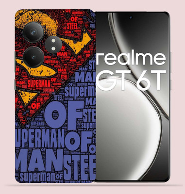 OggyBaba Realme GT 6T 5g Mobile Skin(Superman Typography)