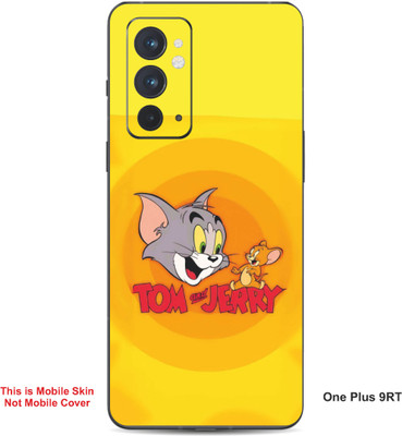 VYBE The Smart Choice One Plus 9RT Tom & Jerry Embossed Mobile Skin(Carrot Orange 22)