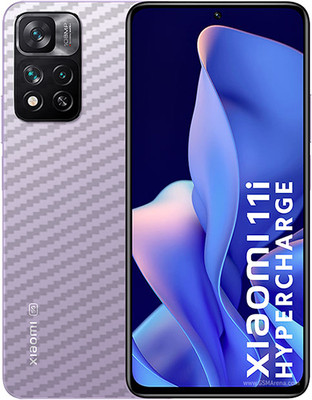 candeal mart Xiaomi 11i HyperCharge 5G Back skin sticker / Vinyl wrap / Protective film Mobile Skin(Transparent , 3D Carbon fiber)