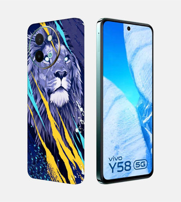 OggyBaba Vivo Y58 5g Mobile Skin(Text Lion)