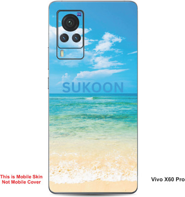 VYBE The Smart Choice Vivo X60 Pro Naturel Mobile Skin(Denim Blue 11)