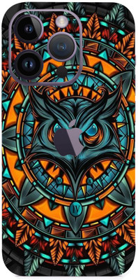 AsSkin iphone 14 Pro Mobile Skin(Ultra Super Mighty Owl With High Matte Finish .Skin..)