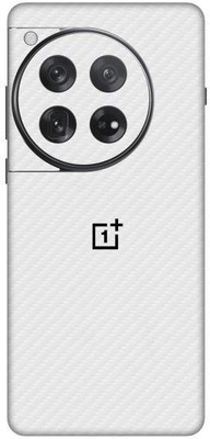 Vcare GadGets White Carbon OnePlus 12 5G With Logo Mobile Skin(White Carbon)