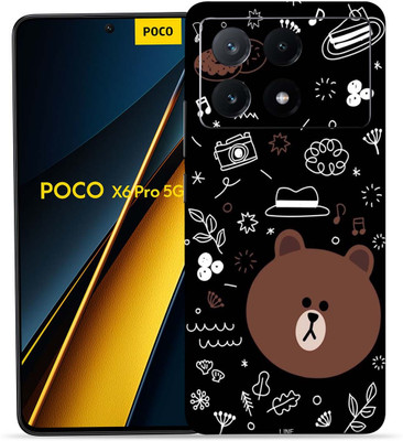 Satisfactory Poco X6 Pro 5G, Black Art, OggyBaba Mobile Skin(Multicolor)