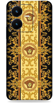 SkinoMania Vivo Y22 Mobile Skin(Multicolor Versace)