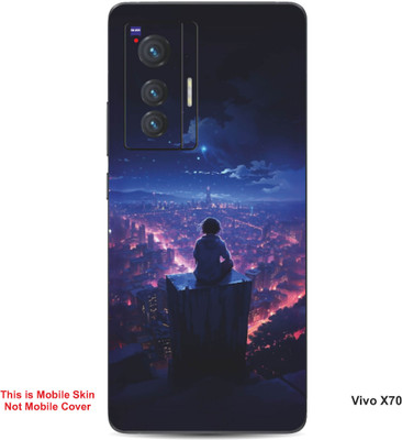 VYBE The Smart Choice Vivo X70 Naturel Mobile Skin(Cobalt 12)