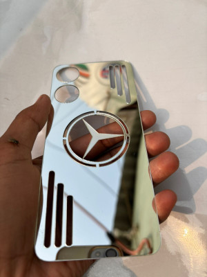 TWUAOP OPPO A78 5G MIRROR BACK PANNEL ACRYLIC SHEET Mobile Skin(Silver)